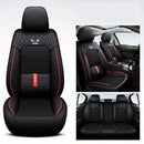 (Ajustável para seu veículo ) Kit Capa Banco de Carro Completo em Couro Legítimo Italian + BRINDE: Kit Tapete Completo