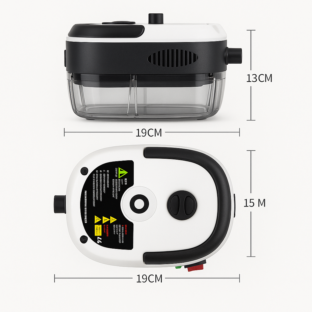 + Limpador a Vapor Turbo Pressurizado 2500W Bivolt – Higienização Profunda T