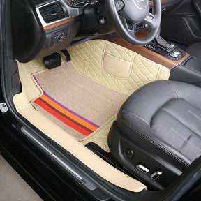 LuxDrive™ – Kit de Tapetes Premium com Personalização (4 Peças)
